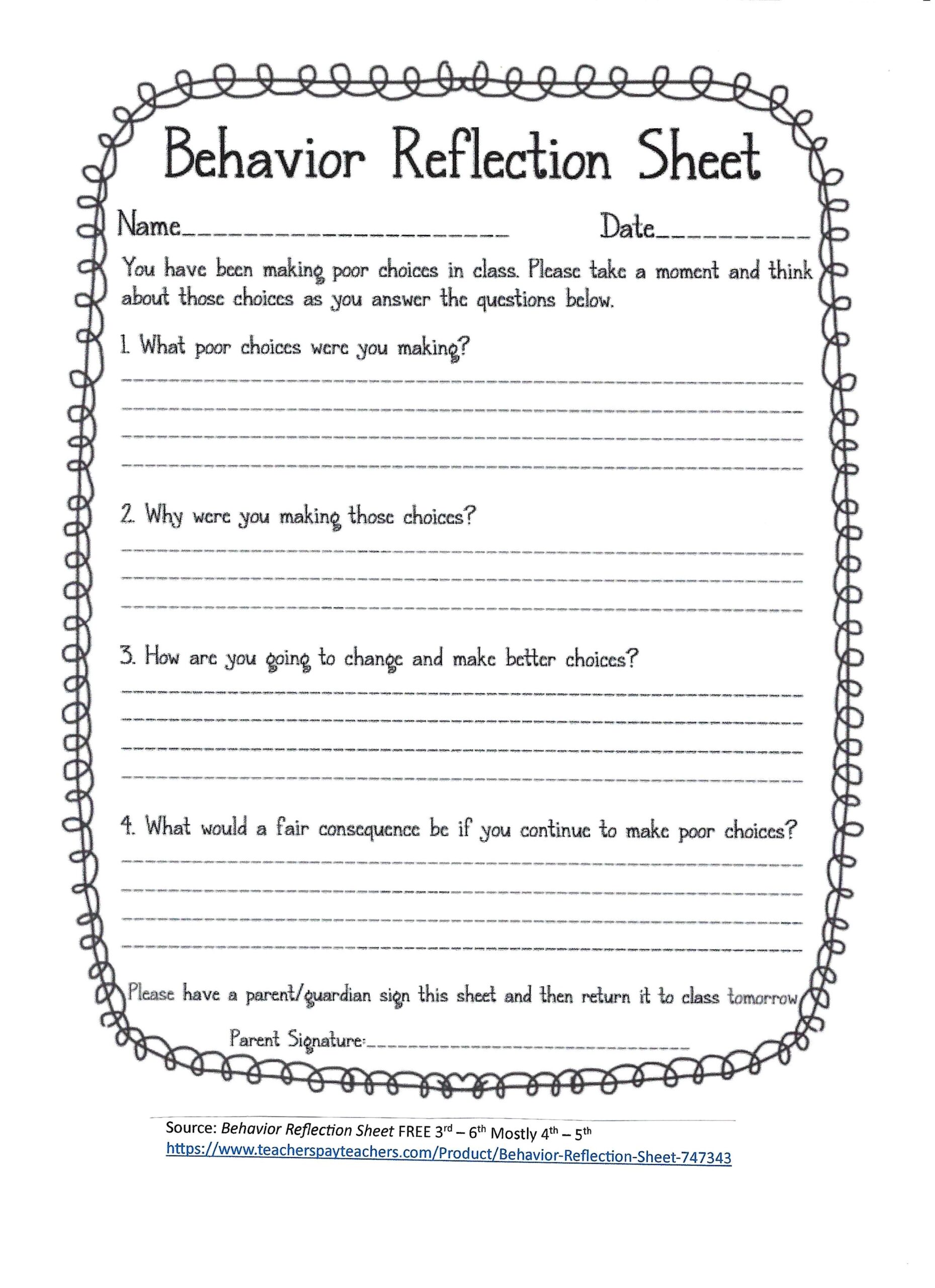 Think Sheets Intermediate Grades Archives - Gateway to Restorative ...