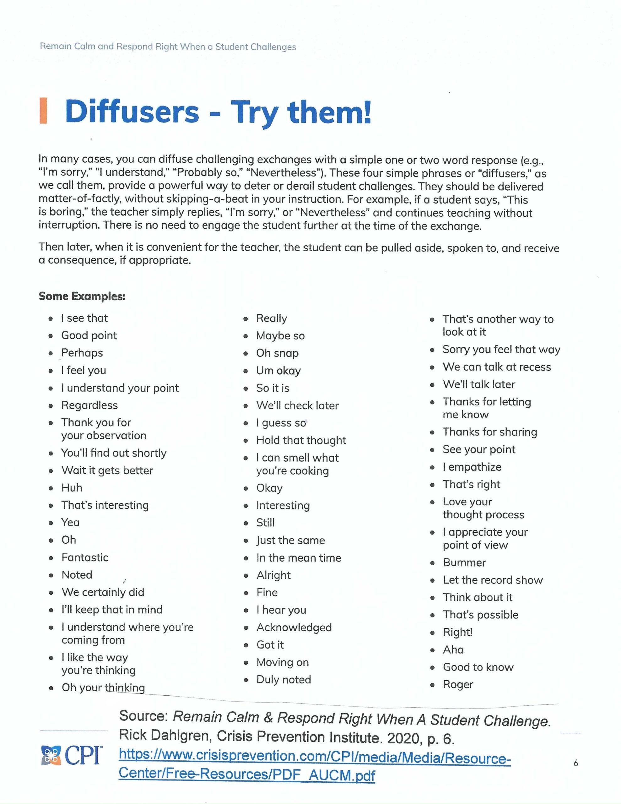 Diffusers Try Them
