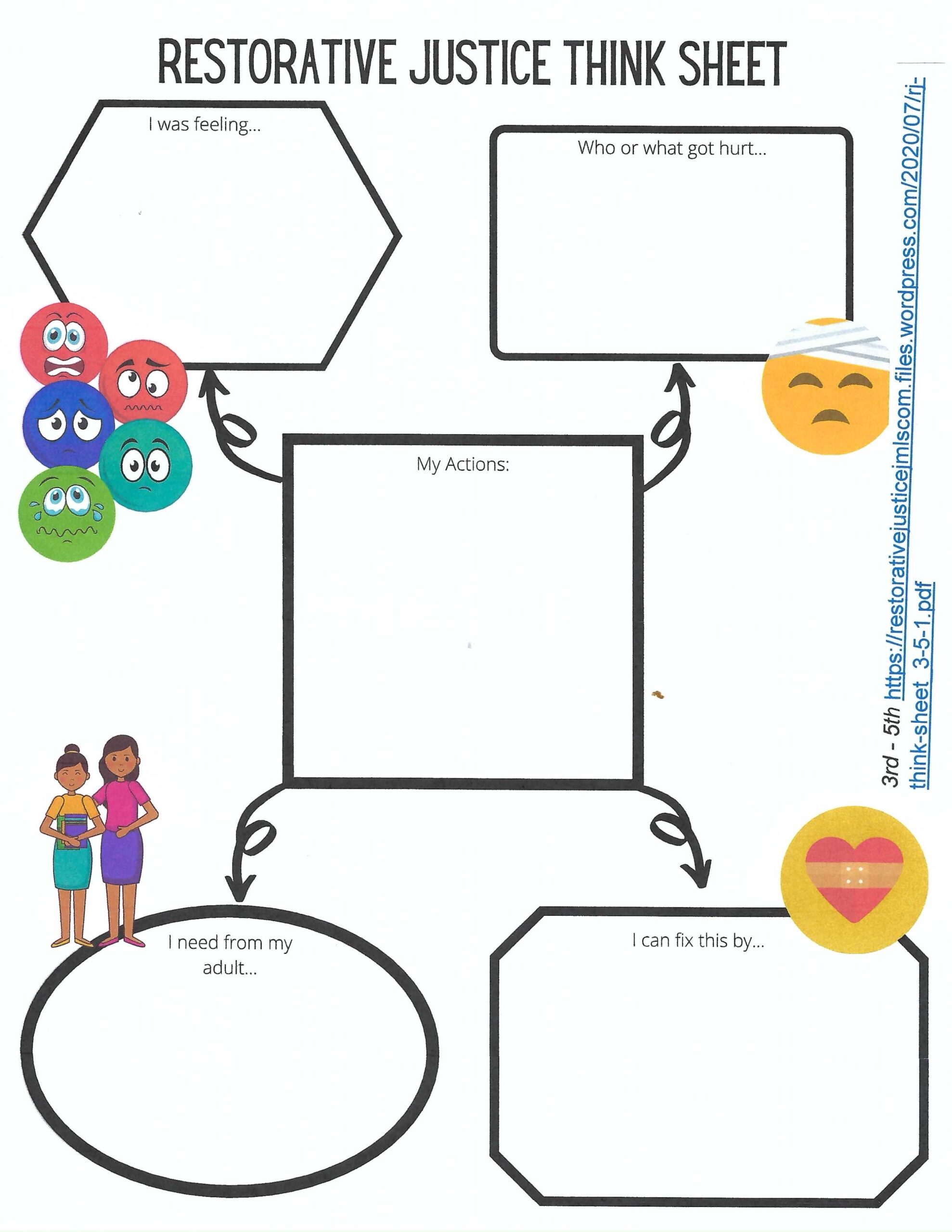 Think Sheets Intermediate Grades Archives - Gateway to Restorative ...