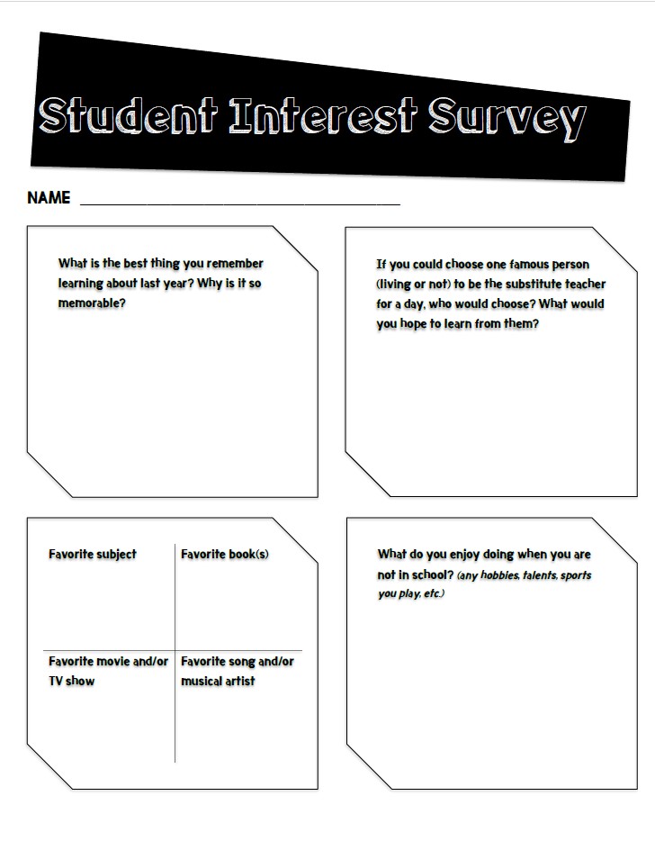 Student Interest Survey