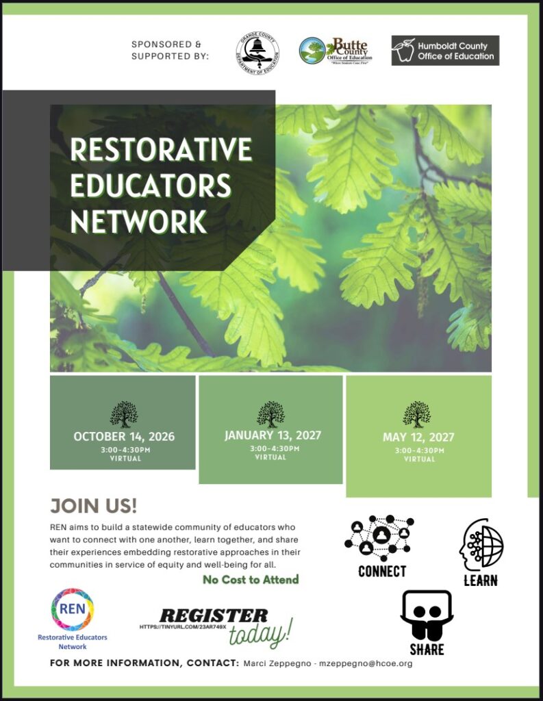 Restorative Education Network Flyer